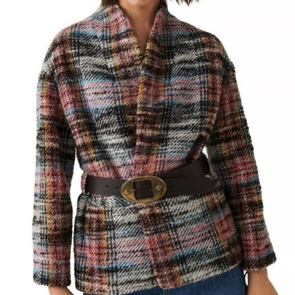 New BA&SH Vic Multicolor Jacket Size XS - Picture 3 of 13